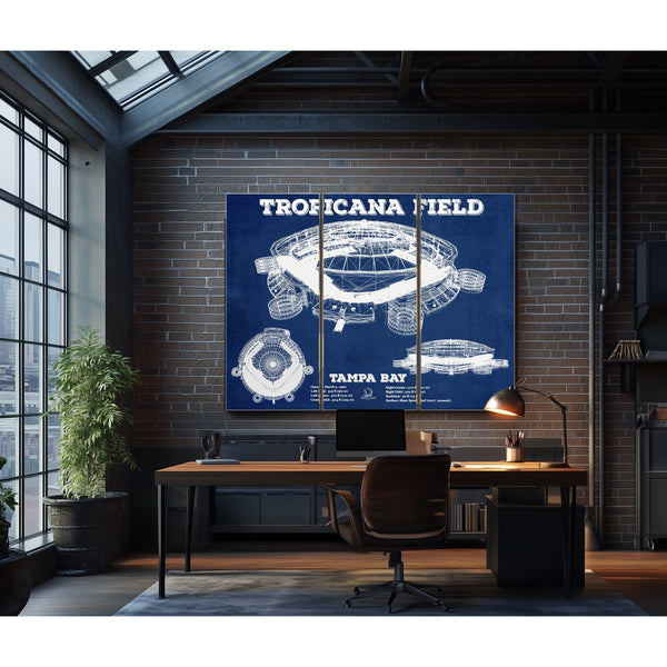 Tampa Bay Rays Tropicana Field Vintage Wall Art