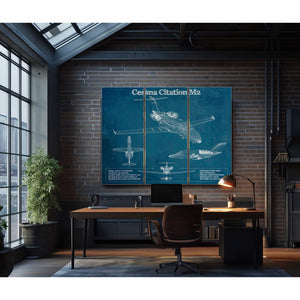 Cessna Citation M2 Original Blueprint Art