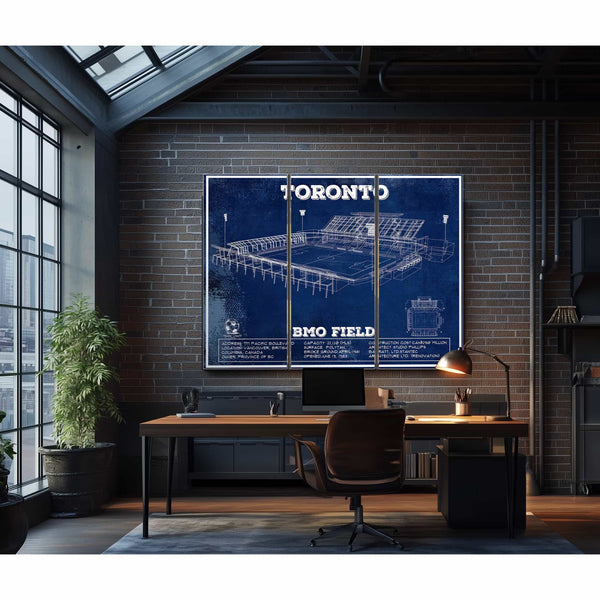 Toronto F.C. - BMO Field Vintage MLS Soccer Print