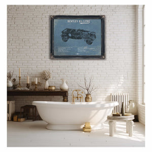Bentley 4½ Litre Vintage Car Print
