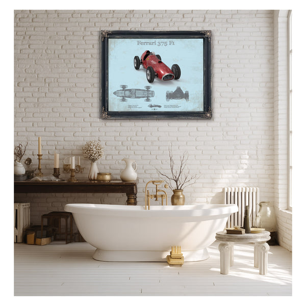 Vintage Ferrari 375 Formula One Race Car Print