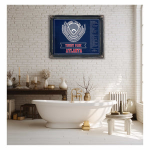 Turner Field - Atlanta Braves MLB Vintage Baseball Print