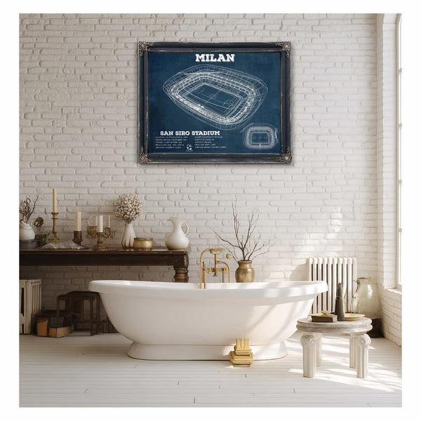 AC Milan San Siro Stadium Soccer Print