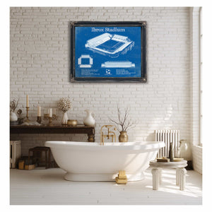 Rangers Football Club Ibrox Stadium Soccer Print