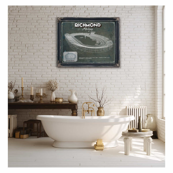 Richmond Raceway NASCAR Race Track Print