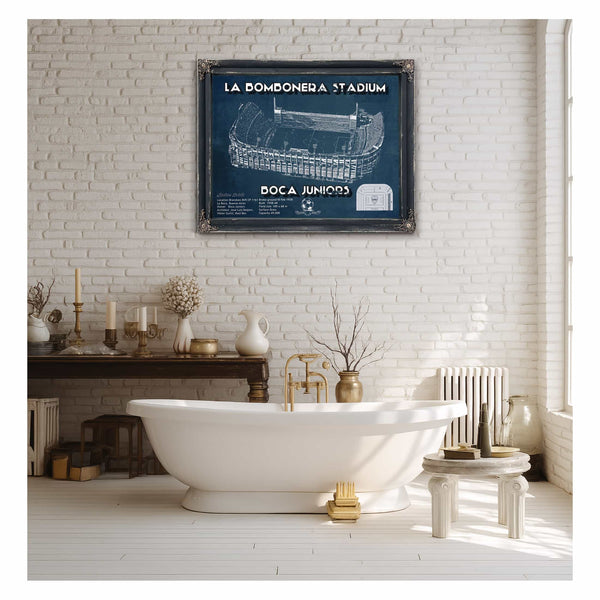 Boca Juniors F.C La Bombonera Stadium Soccer Print 2