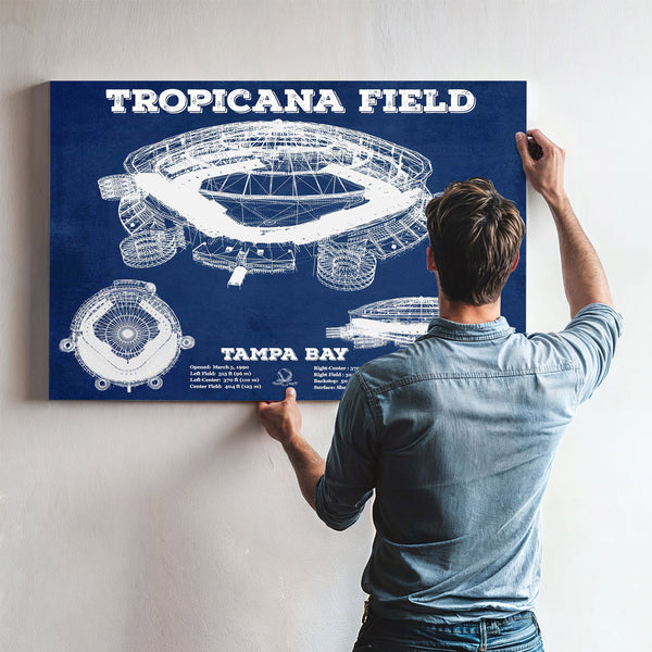 Tampa Bay Rays Tropicana Field Vintage Wall Art