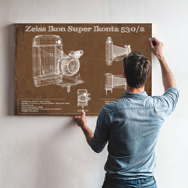 Zeiss Ikon Super Ikonta 530/2 Camera Patent Print