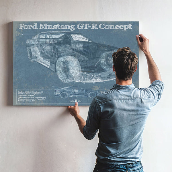 Ford Mustang GT-R Concept Race Car Print