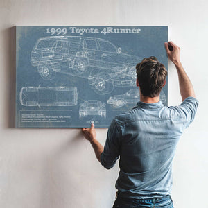 1999 Toyota 4runner Vintage Blueprint Auto Print