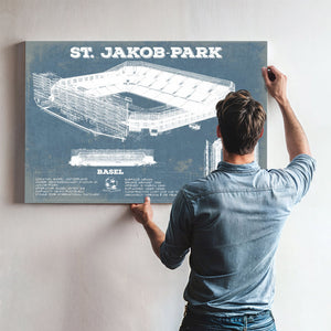 Basel Football Club St. Jakob Park Soccer Print