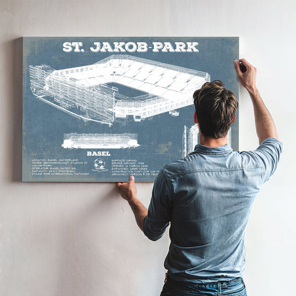 Basel Football Club St. Jakob Park Soccer Print