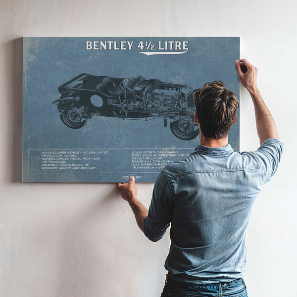 Bentley 4½ Litre Vintage Car Print