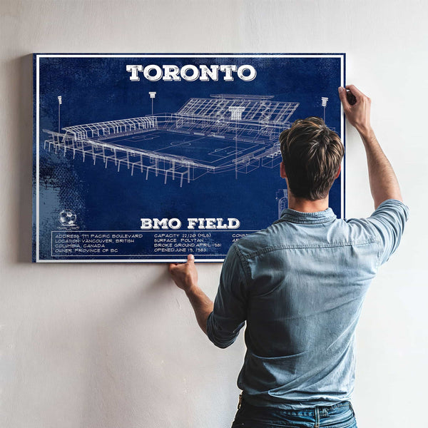 Toronto F.C. - BMO Field Vintage MLS Soccer Print