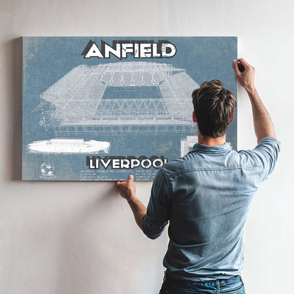 Liverpool F.C - Anfield European Football / Soccer Team Color Print