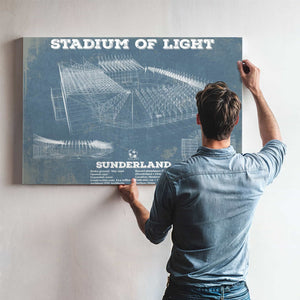 Sunderland AFC Stadium Of Light Soccer Print