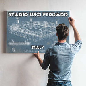 Genoa C.F.C. Italy Football Stadio Luigi Ferraris Stadium Soccer Print