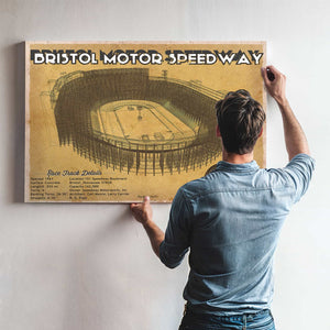 Bristol Speedway NASCAR Race Track Print
