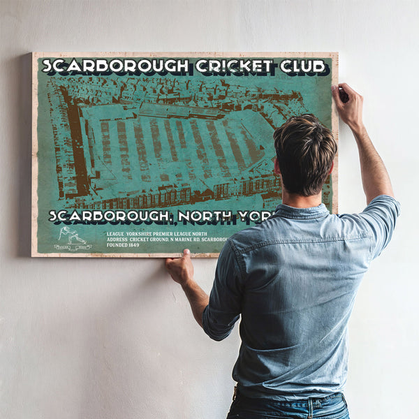 Scarborough Cricket - Vintage Cricket UK Print