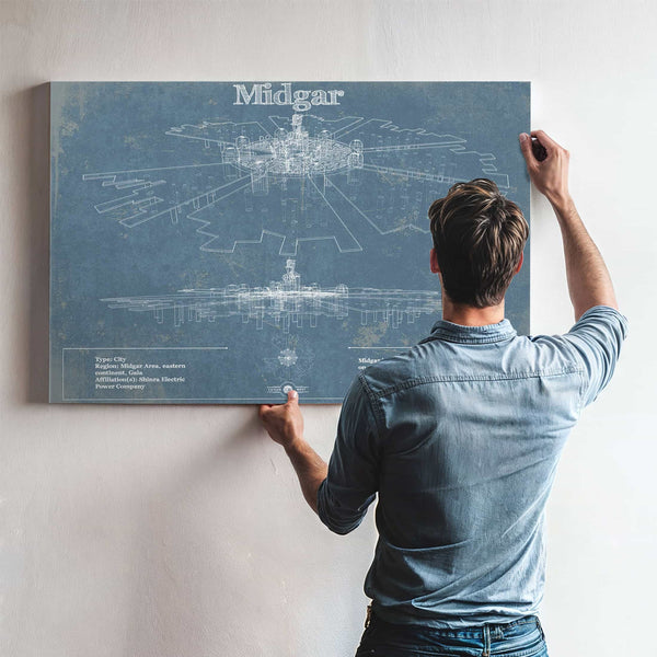 Final Fantasy Midgar Blueprint