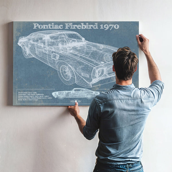 1970 Pontiac Firebird Vintage Auto Print