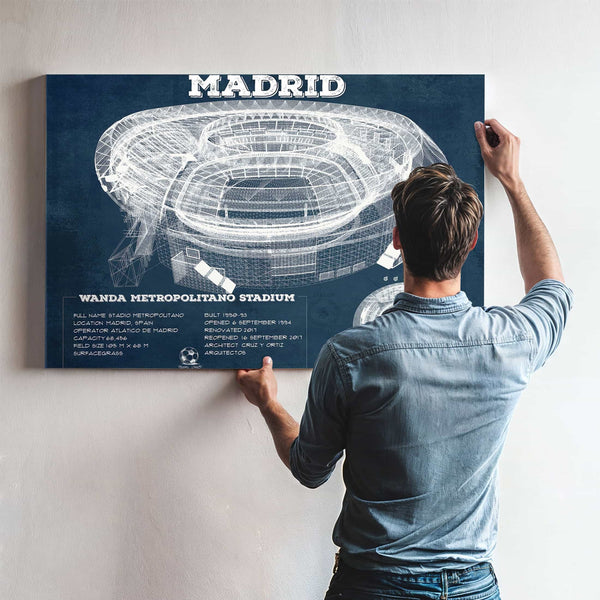 Atlético Madrid FC Wanda Metropolitano Stadium Soccer Print