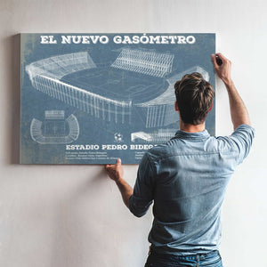 El Nuevo Gasómetro Print Club Atlético San Lorenzo De Almagro Soccer Print