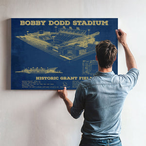 Georgia Tech Yellow Jackets - Bobby Dodd Stadium at Historic Grant Field Team Color