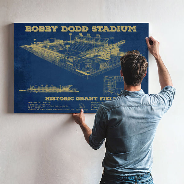 Georgia Tech Yellow Jackets - Bobby Dodd Stadium at Historic Grant Field Team Color