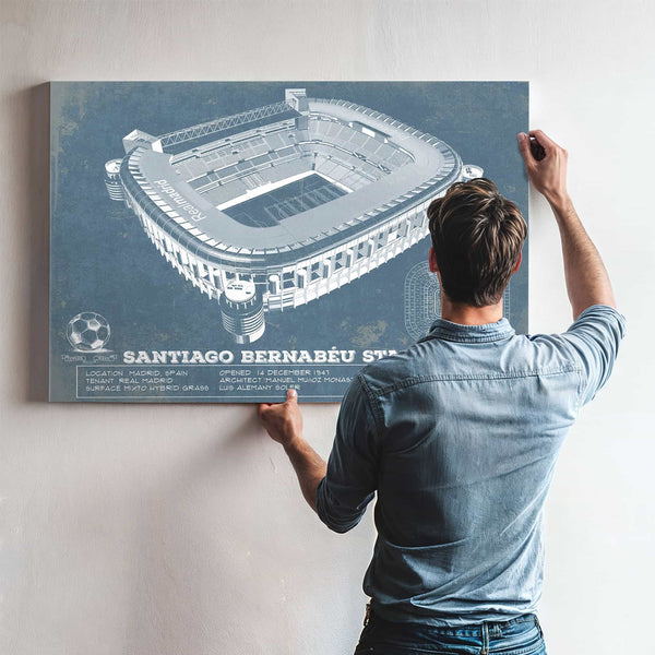 Real Madrid Football Club Santiago Bernabeu Stadium Soccer Print