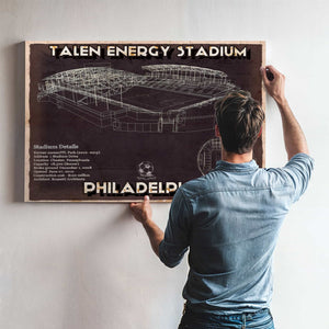 Philadelphia Union F.C. -  Vintage Talen Energy Stadium MLS Soccer Print