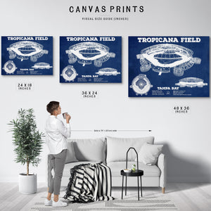 Tampa Bay Rays Tropicana Field Vintage Wall Art