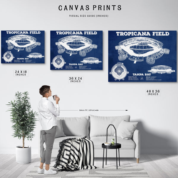 Tampa Bay Rays Tropicana Field Vintage Wall Art