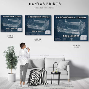 Boca Juniors F.C La Bombonera Stadium Soccer Print 2