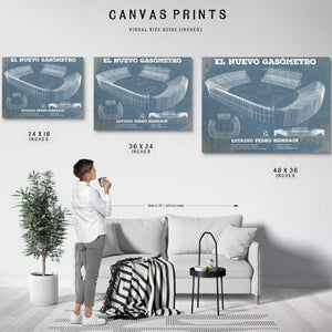El Nuevo Gasómetro Print Club Atlético San Lorenzo De Almagro Soccer Print