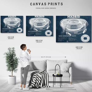Atlético Madrid FC Wanda Metropolitano Stadium Soccer Print