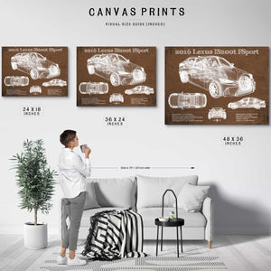 2016 Lexus IS (XE30) 200t F Sport (2017) Blueprint Auto Print