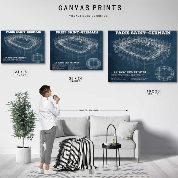 Paris Saint-Germain FC - Parc des Princes Stadium Soccer Print