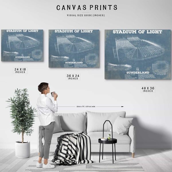 Sunderland AFC Stadium Of Light Soccer Print