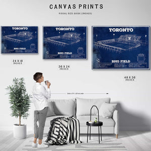Toronto F.C. - BMO Field Vintage MLS Soccer Print
