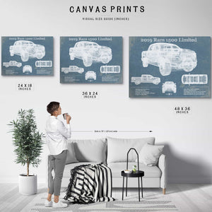 2019 Ram 1500 Limited Vintage Blueprint Auto Print
