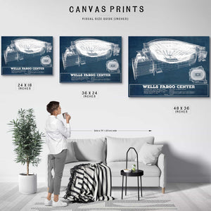 Philadelphia Flyers Wells Fargo Center Philadelphia Seating Chart - Vintage Hockey Print