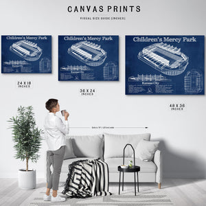 Kansas City Children's Mercy Park Vintage Soccer MLS Print