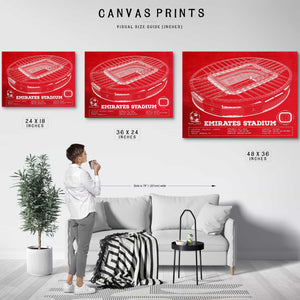 Arsenal Football Club - Emirates Stadium Soccer Print