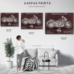 Indian Scout 2018 Motorcycle Patent Print