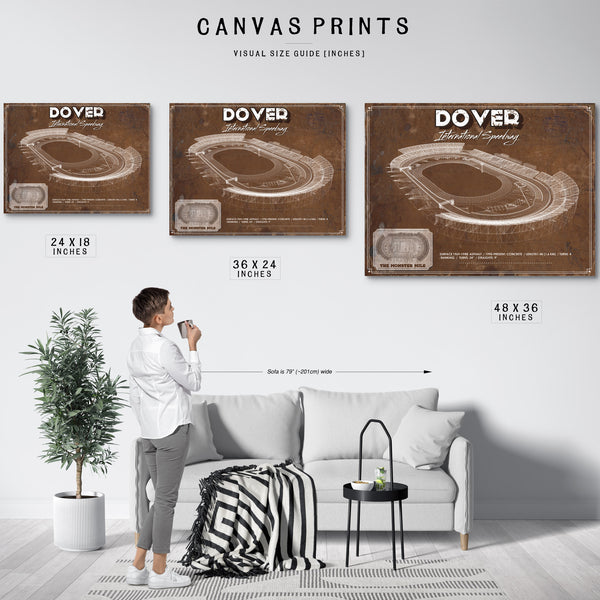 Dover International Speedway NASCAR Race Track Print