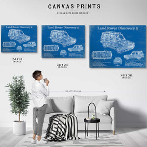 Land Rover Discovery Series 2 Blueprint Vintage Auto Patent Print