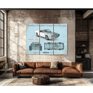 Pontiac Firebird Trans Am SD 455 (1973) Vintage Auto Print
