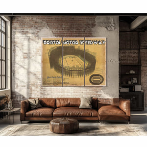 Bristol Speedway NASCAR Race Track Print