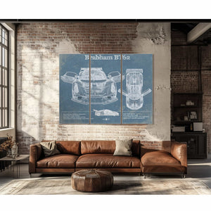 Brabham BT62 Blueprint Vintage Auto Print